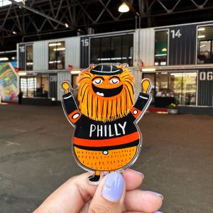 Gritty Acrylic Magnet