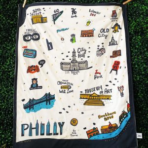 PHL ICONS ORGANIC COTTON BABY BLANKET